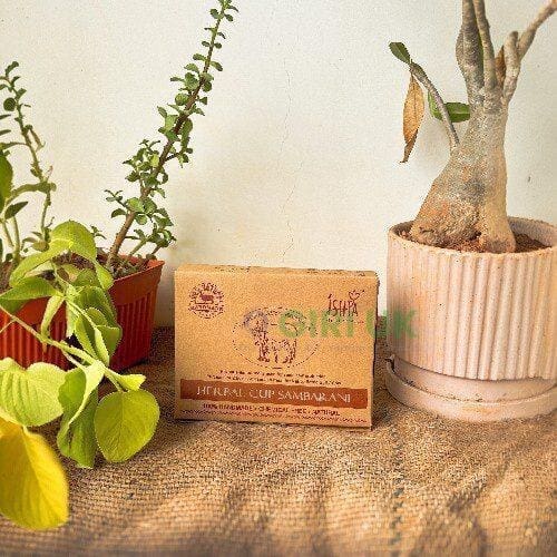 Organic Herbal Cup Sambrani from Cow Dug