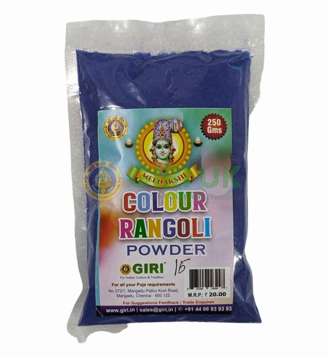 Rangoli (Kolam) Powder - Dark Blue - 250g