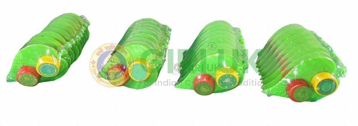 Gopuram Manjal Kumkum Leaf set (pack of 10)-(Pack of 4)