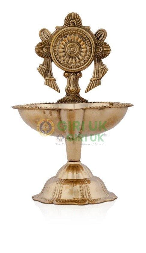 Chakra Lamp No 3 - Brass - 4.5 Inch - 130 Gms