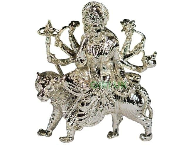 Durgai 8 Hands - Copper SP - 1.75 Inch - 50 Gms