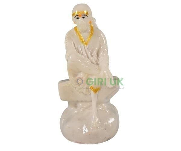Shirdi Sai Baba Idol - Marble - 3.5 inches