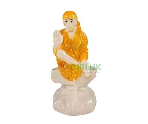 Shirdi Sai Baba Idol - Marble - 3.5 inches