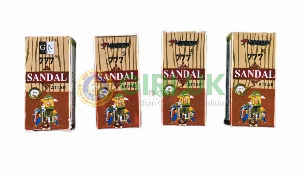 Kangaroo Sandal Attar (fragrance) - 3ml-(Pack of 4)