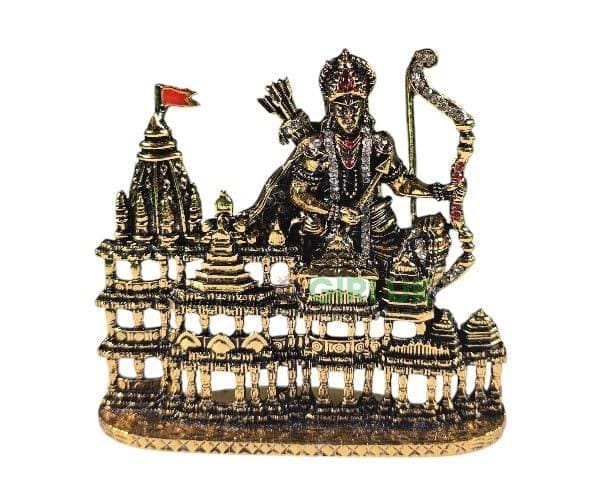 Ayodhya Ram Mandir - SP GP Antique - Stone - 3.75 Inch