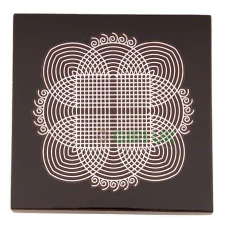 Manai – Rangoli Design 2– Square – 4×4 Inch