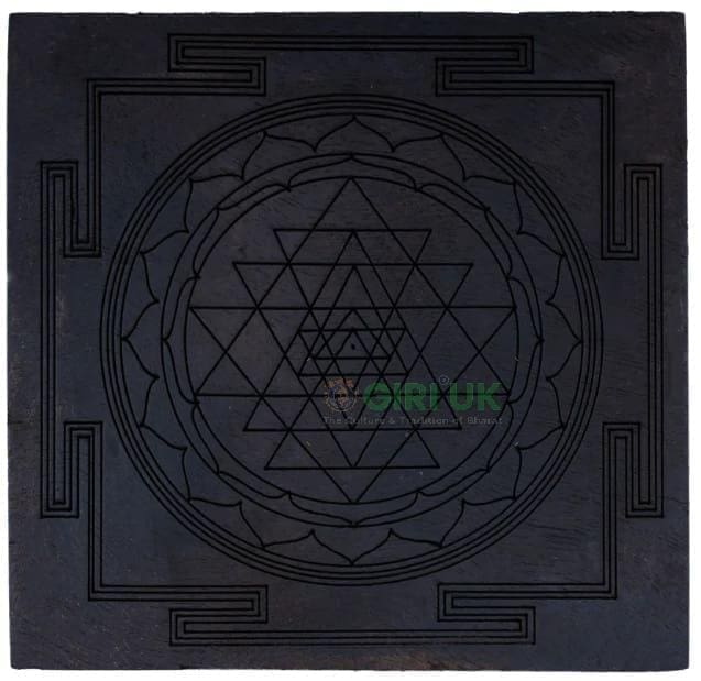 Shri Yantra - Karungali - 3x3 Inch - 70 Gms