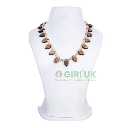 Tulasi Mala With 16 Leaf - 8 Inch