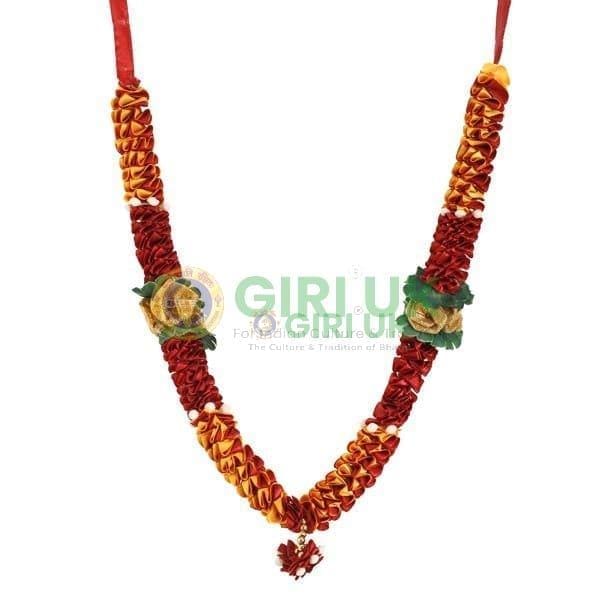 Satin Flower Malai (Garland) - 22 inches