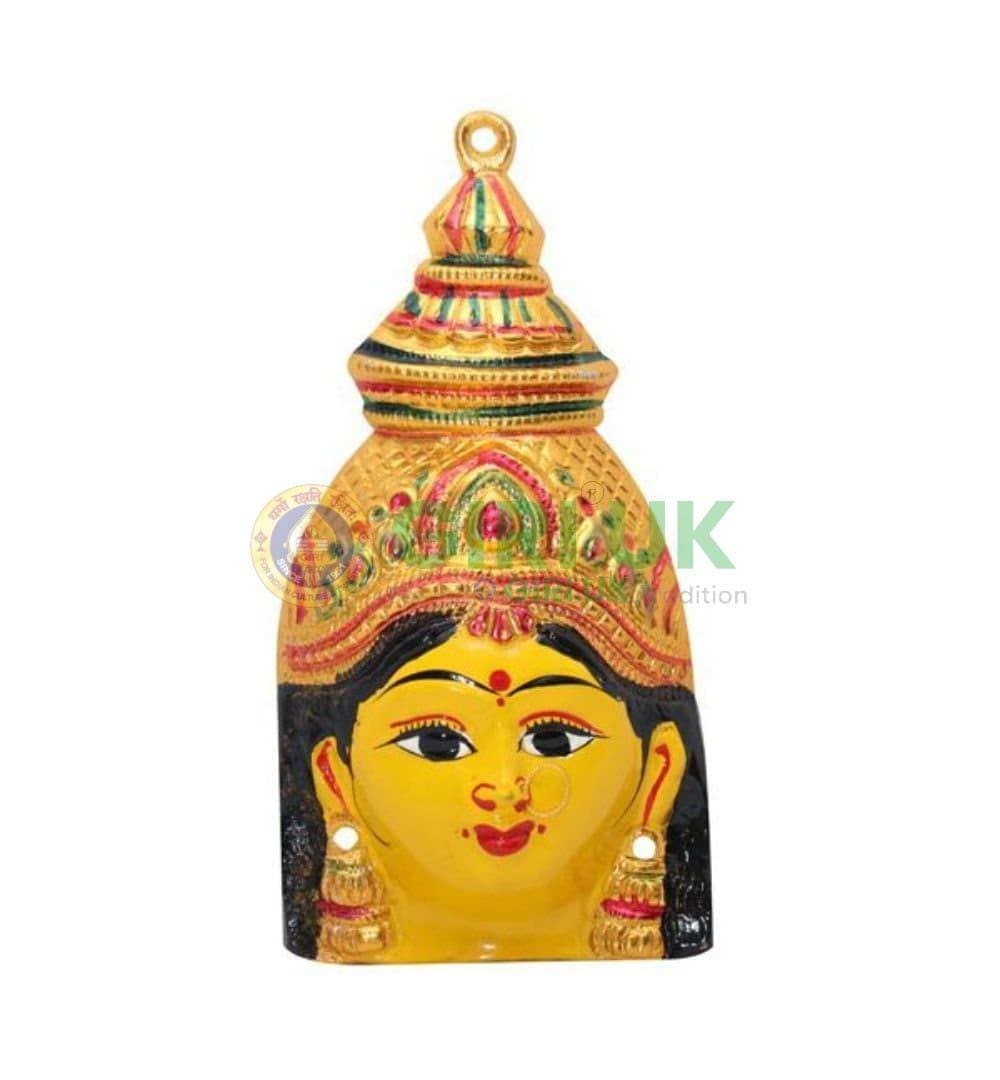 Yellow Lakshmi Face with stone work - 500gms