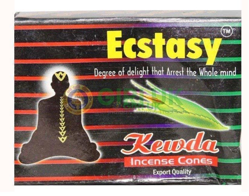 Ecstasy Kewda Incense Cones 25Gms
