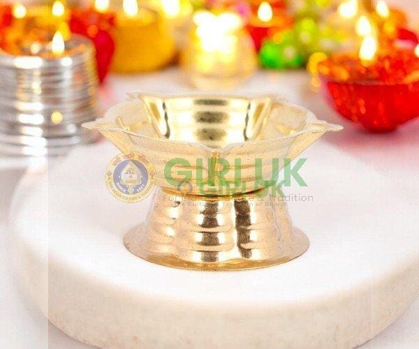 Brass Vilakku - 3 inch - 5 wick