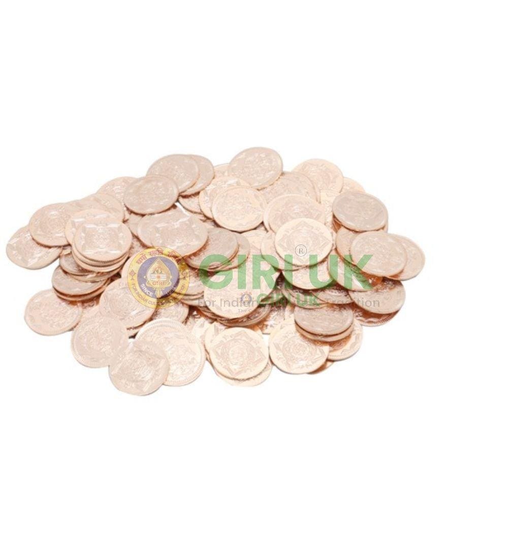 Kubera Lakshmi coins with box - Copper