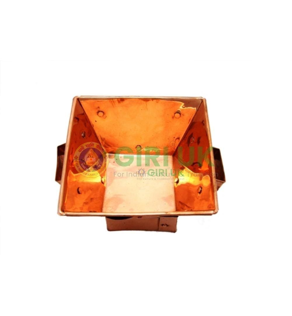 Copper Havan Kund (Pit) 385 gms