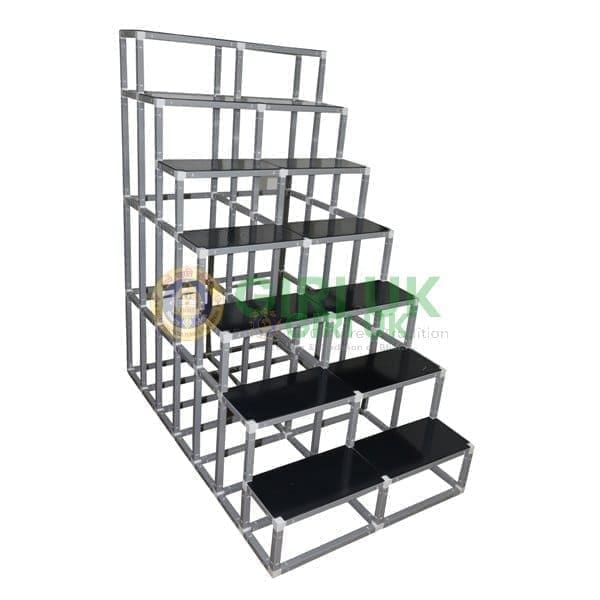 7-Step, 2-width Regular Frame Golu Padi Stand (7R)