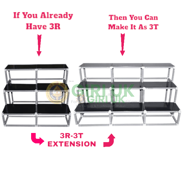 3 Steps 2-W Regular Frame to 3 Steps 3-W Triple Frame Extension (3R-3T)