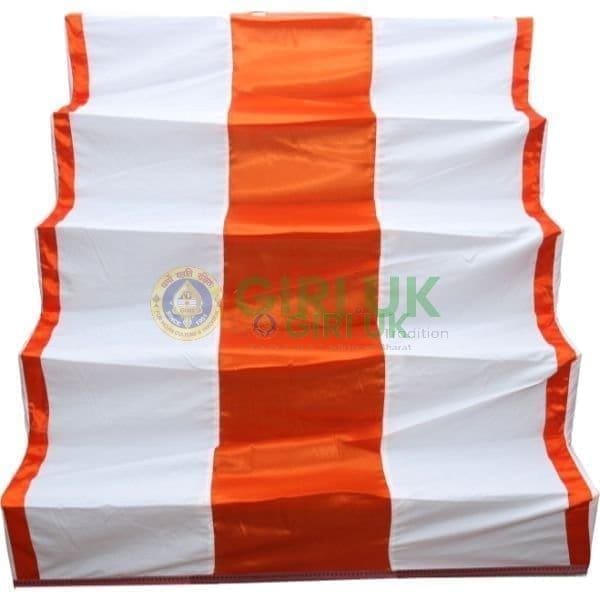 Satin Coloured Cloth Cover for 5 Steps 3-width Triple Frame Golu Padi Stand