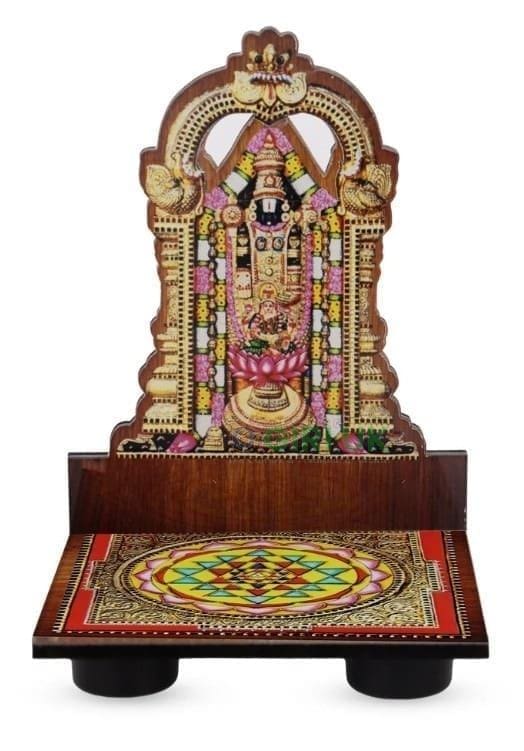 Balaji With Sri Chakra Stand - 4 Inch