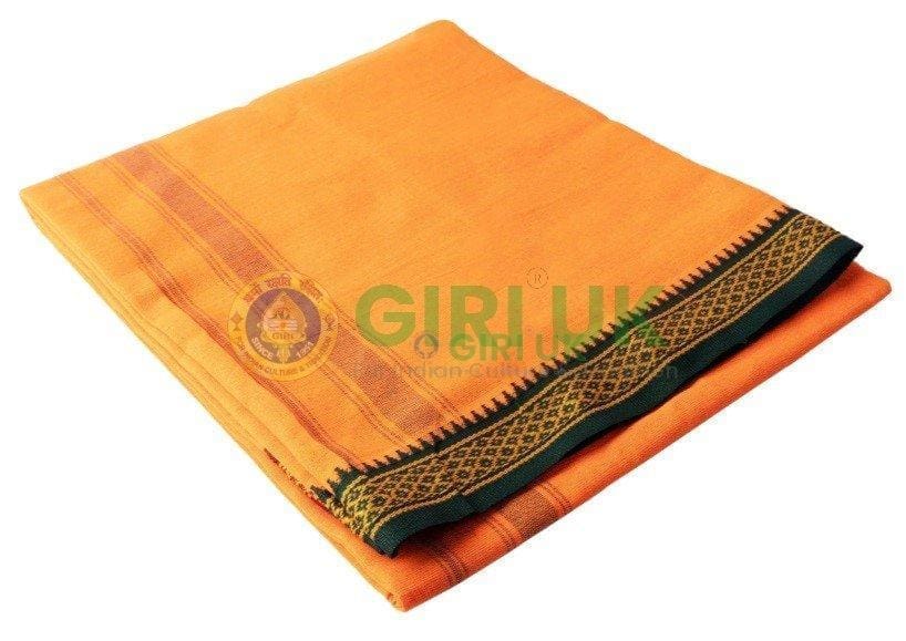 Veshti - Thalapathy - Cotton - Orange - 2 Mtrs
