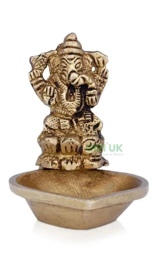 Ganesha Deep - Brass AF - 2 Inch - 80 Gms