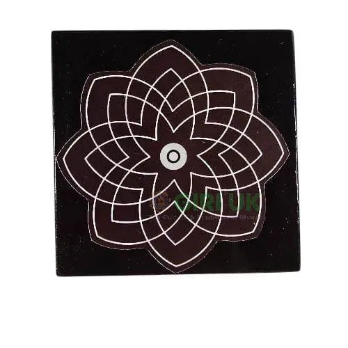 Manai - Rangoli Design 5 - Square - 3 x 3 Inch