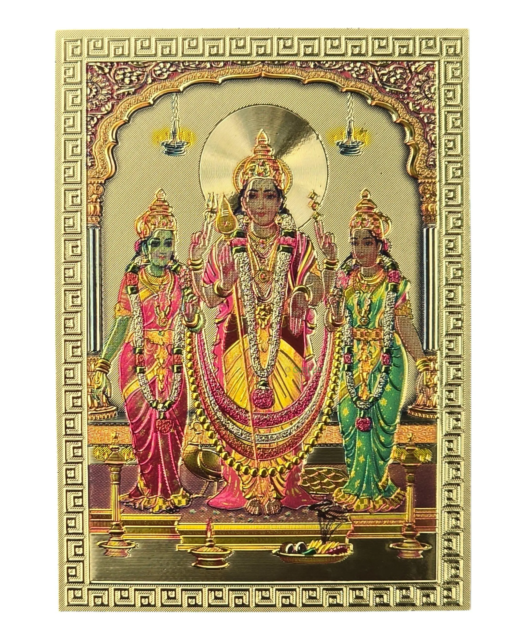 Murugan valli Deivanai Photo Fridge Magnet