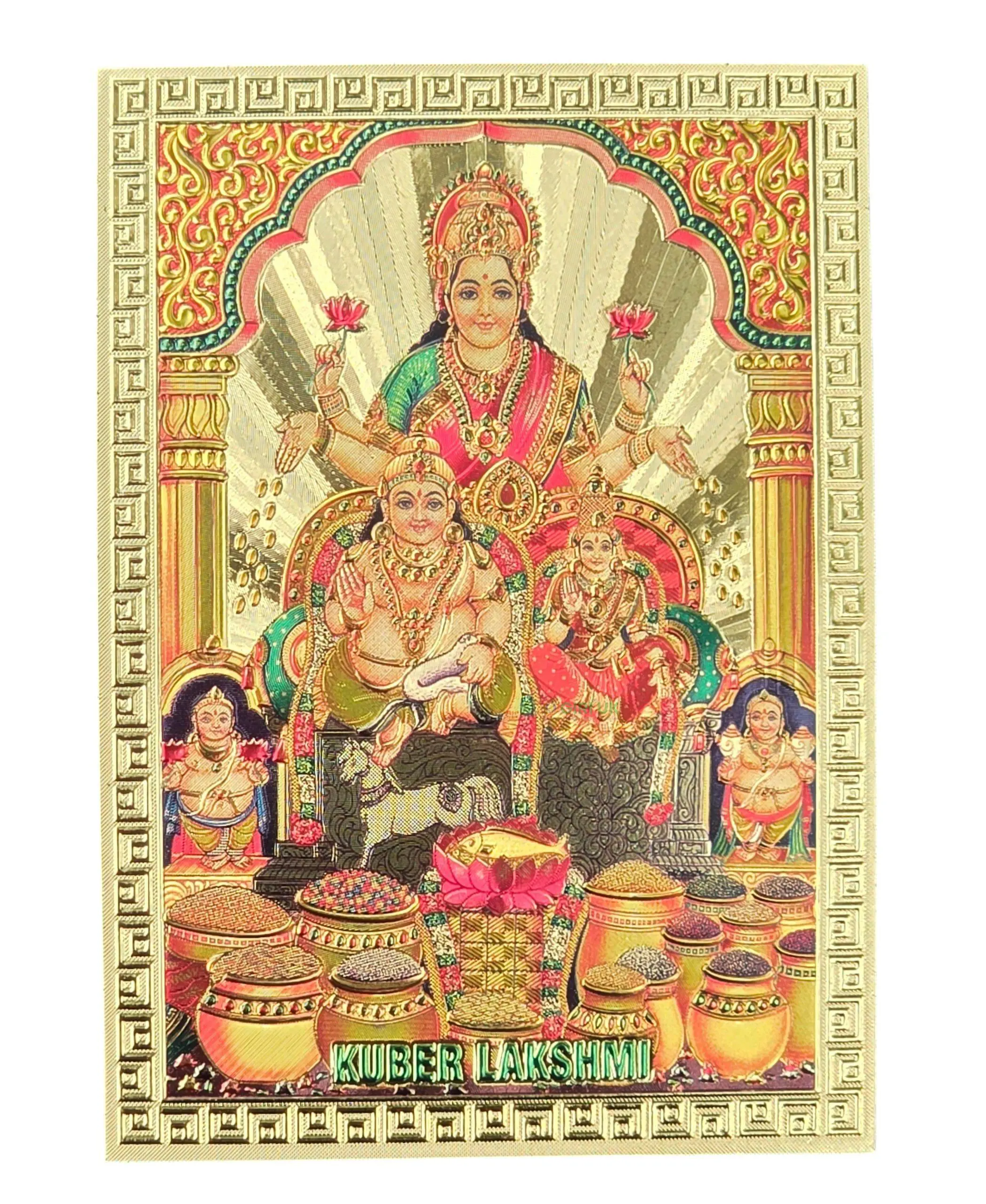 Kubera Lakshmi Photo Fridge Magnet