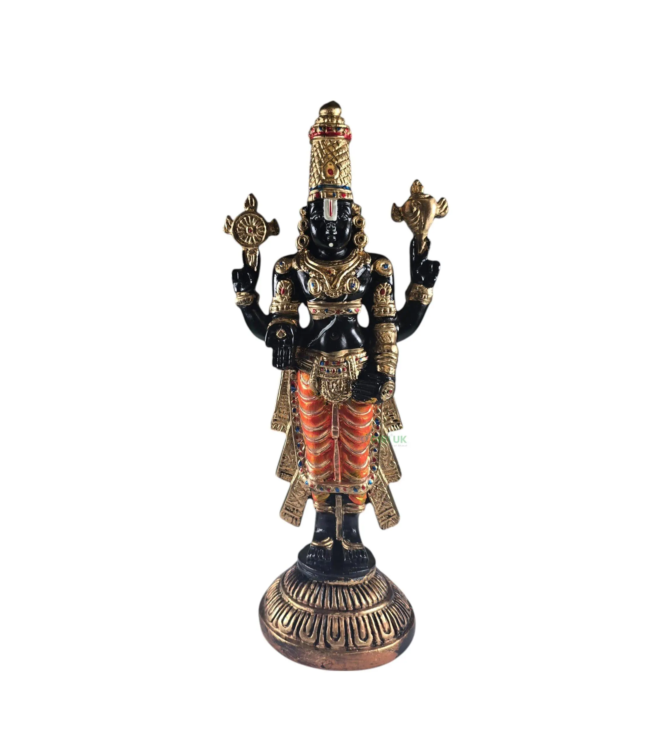Balaji Murti - Orange - 11 Inches