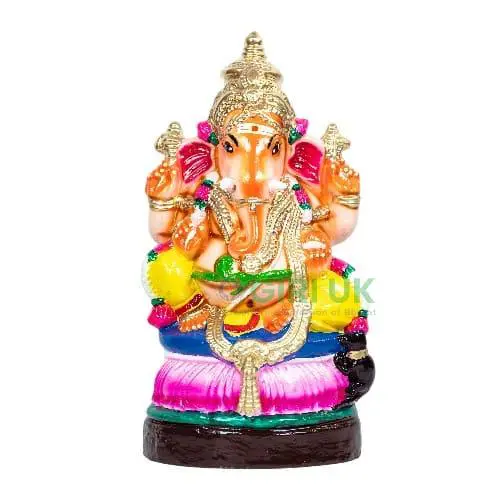 Ganapati Big - Clay - 15 Inch Right Trunk