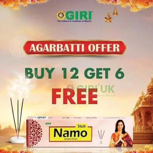 Namo Stuti 50 Sticks - Buy 12 Get 6 Free