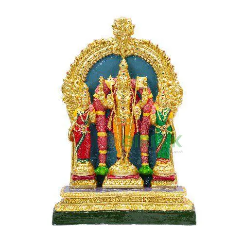 Valli Deivayani Murugan - Resin - 13 Inches