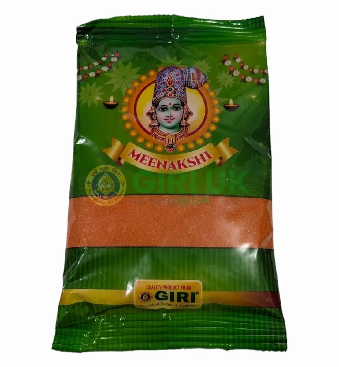 Rangoli (Kolam) Powder - Orange - 250g