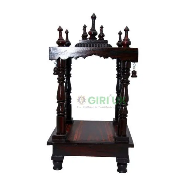 Rosewood Pooja Mandapam - Height 20 X Width 10 X Depth 10 Inches