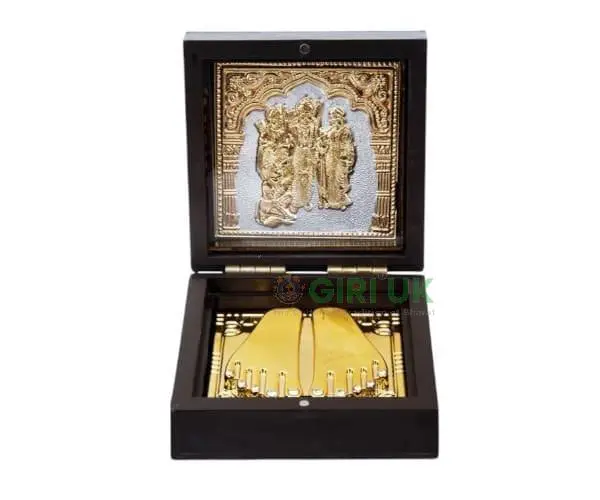 Puja Box Mini Gold - Ram Darbar