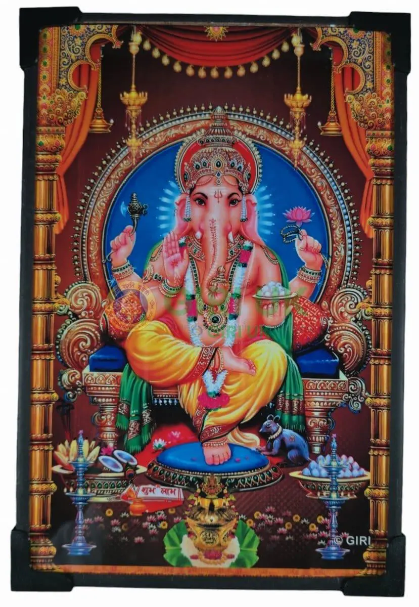Sri Vinayagar picture - 9 x 7 inches