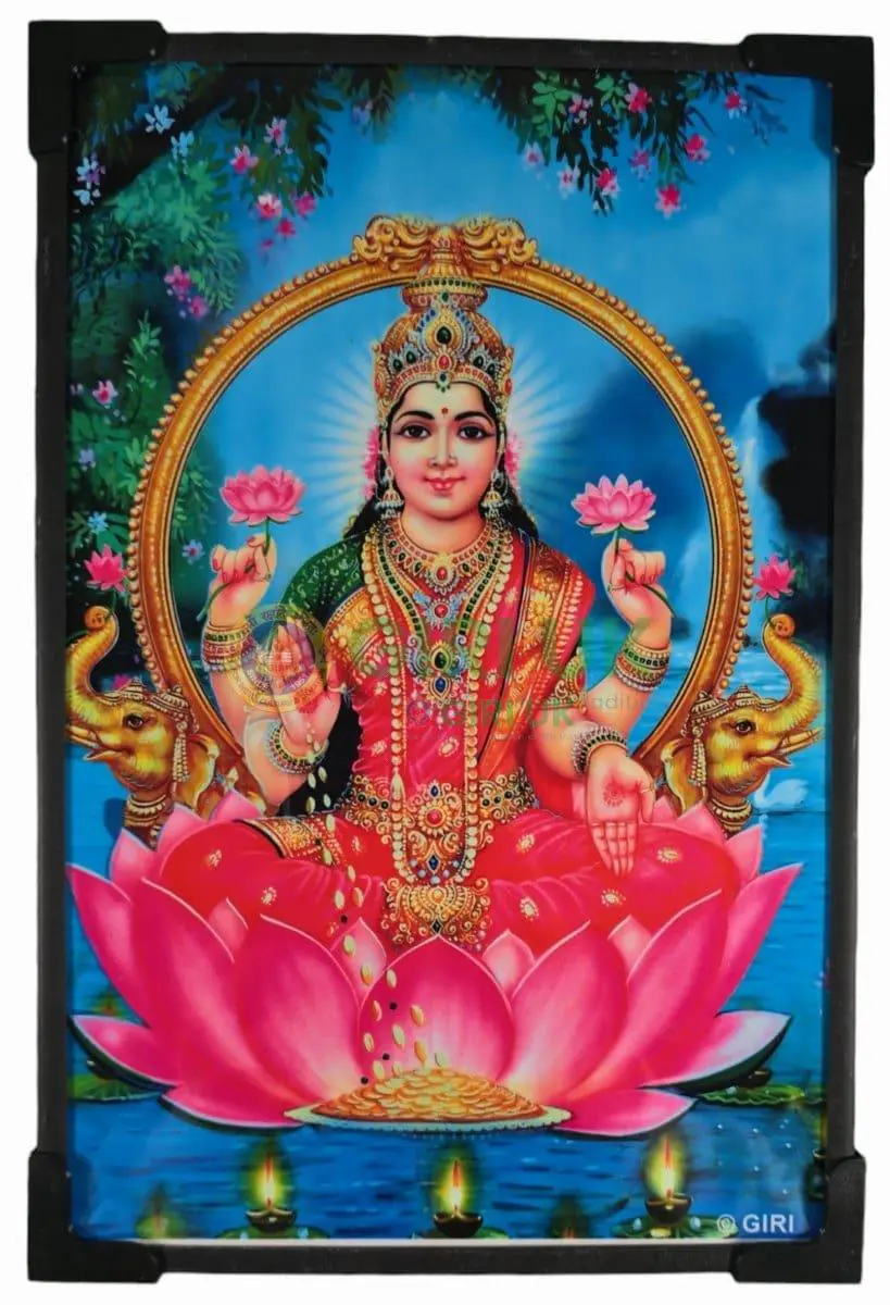 Sri Lakshmi Picture - 9 x 7 inches