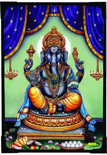 Sri Karpaga Vinayagar picture - 9 x 7 inches