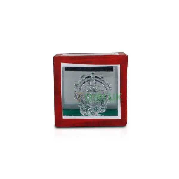 Clear Ganesh idol - 2.5 inch