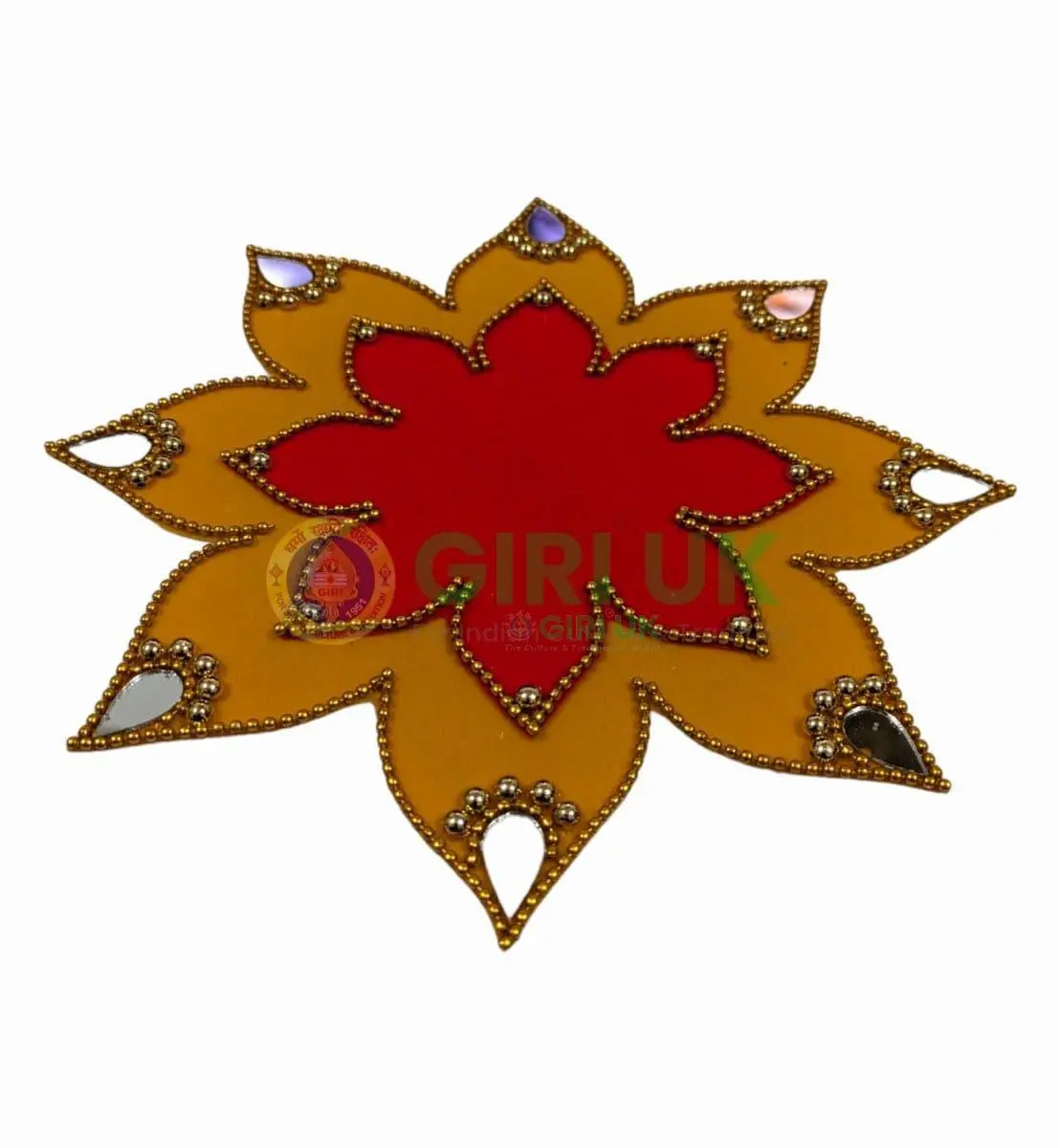 Rangoli Diya Base - 8 Inch
