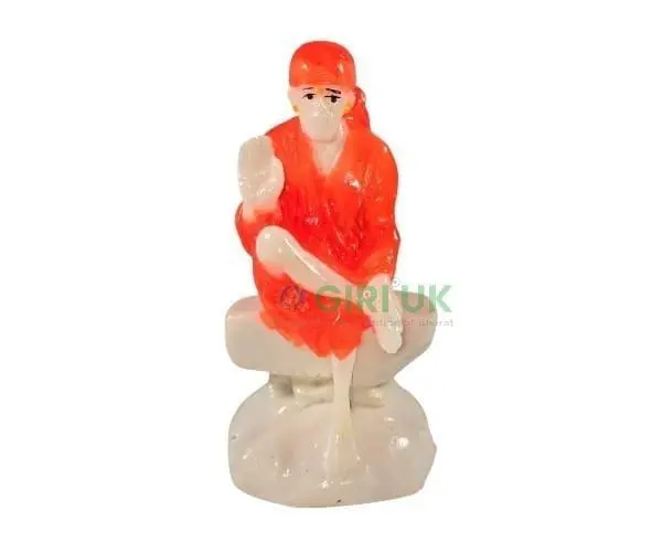 Shirdi Sai Baba Idol - Marble - 3.5 inches
