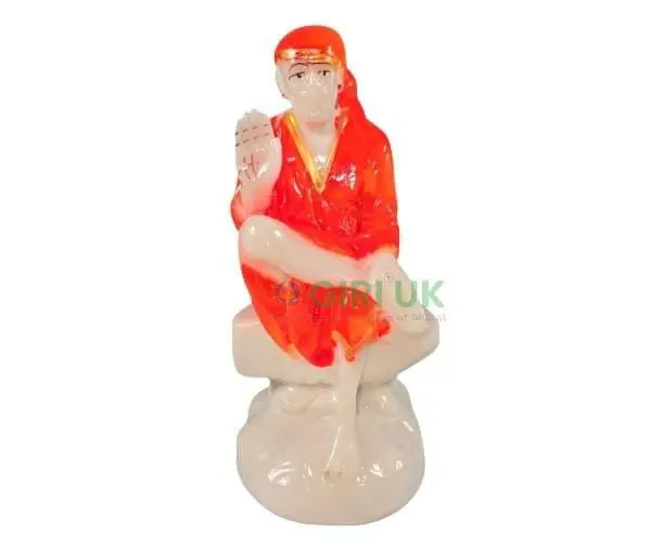 Shirdi Sai Baba Idol - Marble - 5 inch