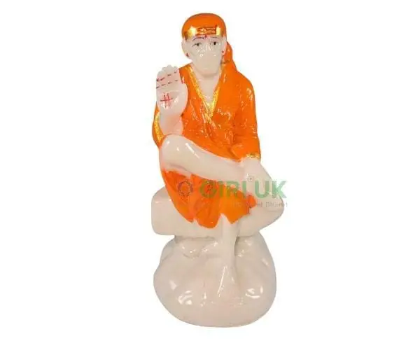 Shirdi Sai Baba Idol - Marble - 5 inch