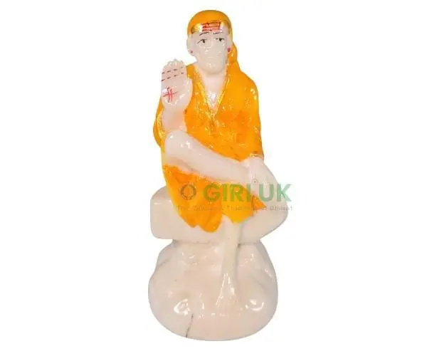 Shirdi Sai Baba Idol - Marble - 5 inch