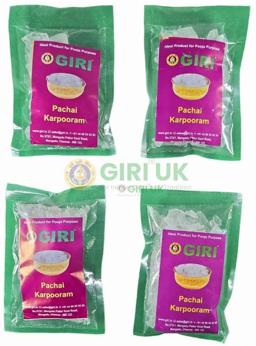 Meenakshi Pachai Karpuram (Camphor) - 50g-(Pack of 4)