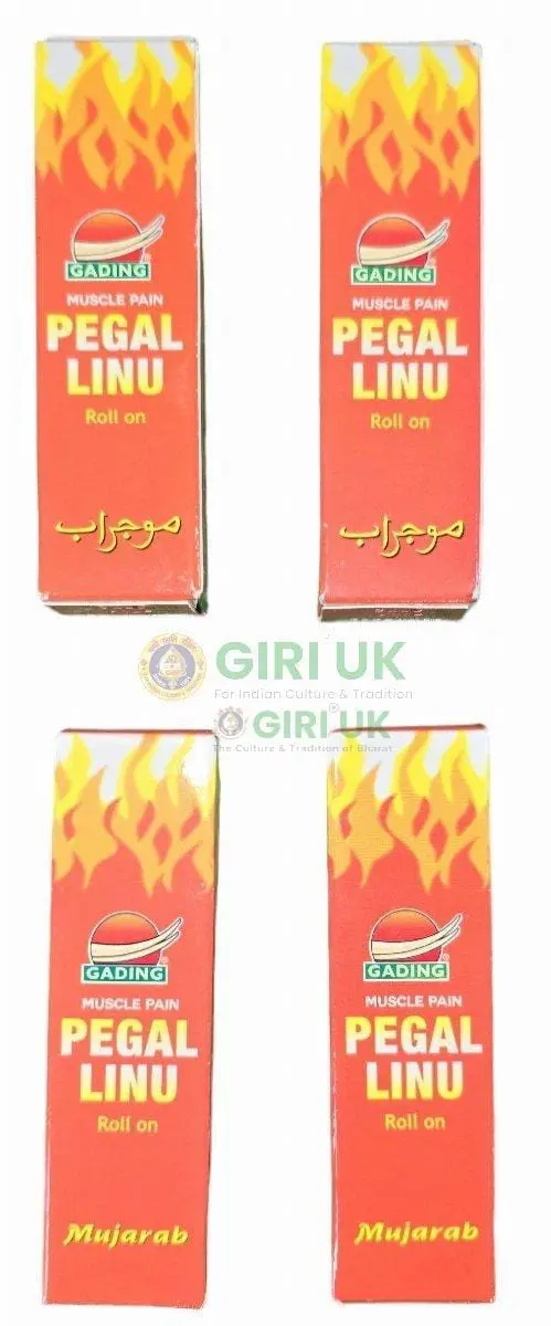 GADING's Muscle Pain Pegal Linu Roll-On Oil 10ml-(Pack of 4)