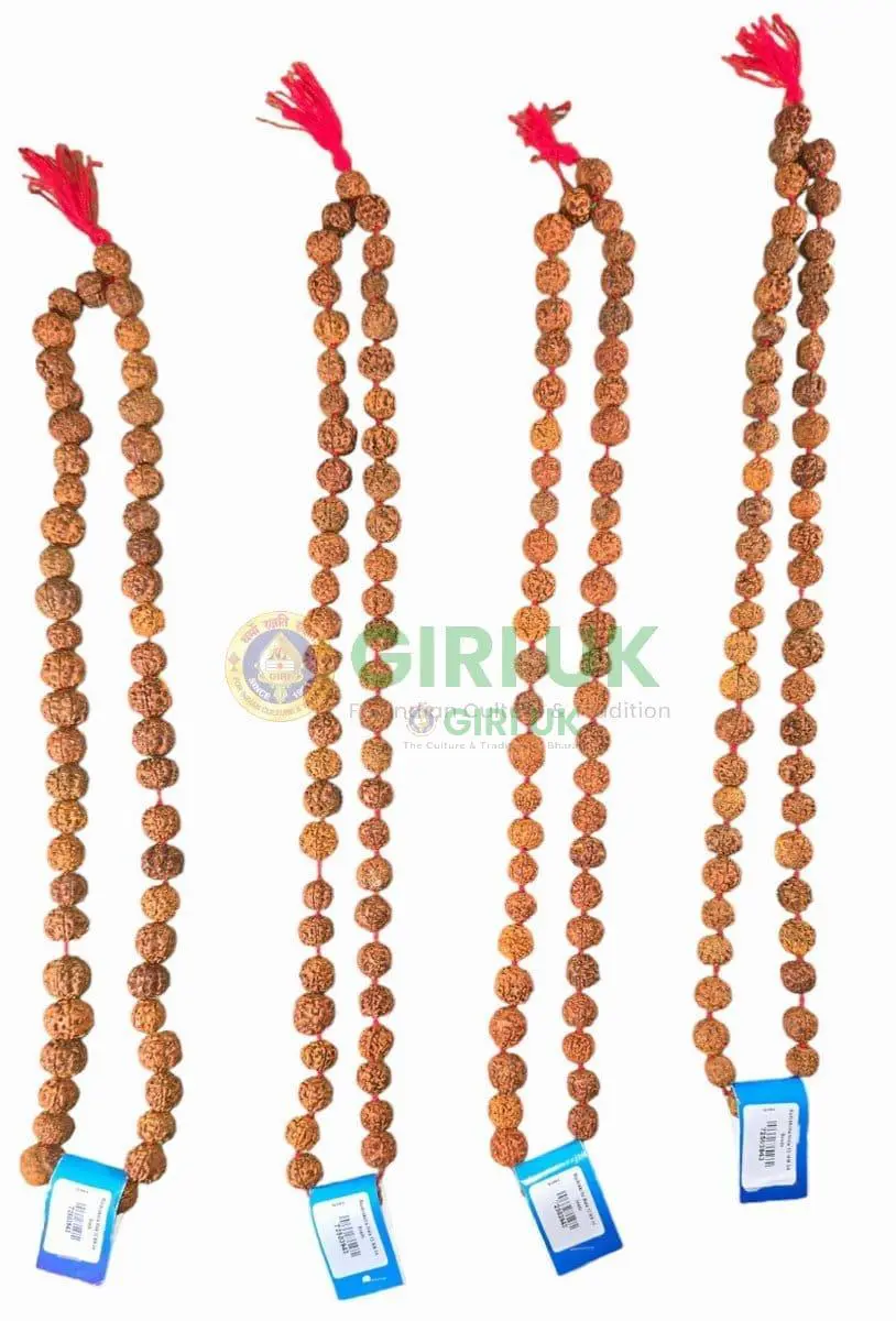 Rudraksha Mala (54 x 12 face beads)-(Pack of 4)