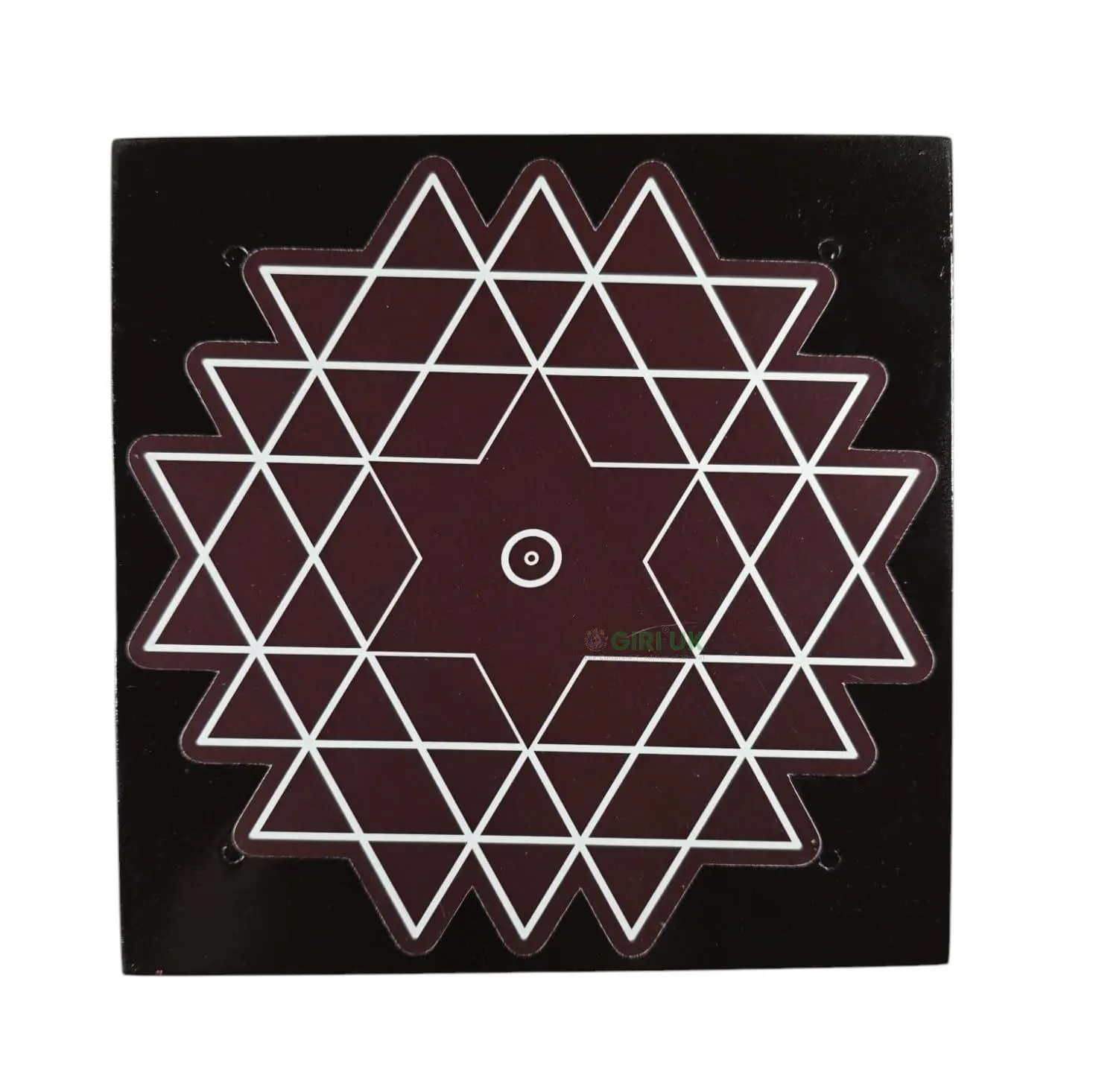 Manai - Rangoli Design 2- Square - 6x6 Inch