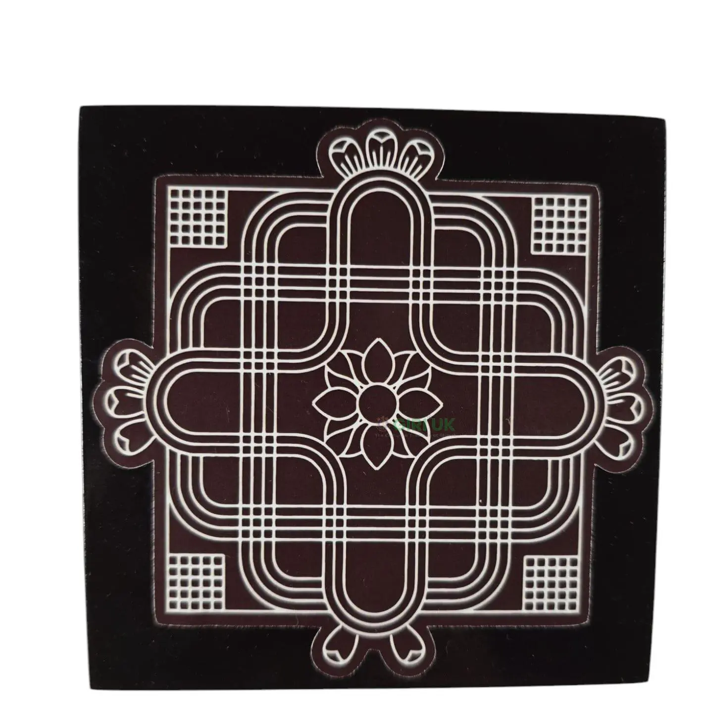 Manai - Rangoli Design 5- Square - 6x6 Inch