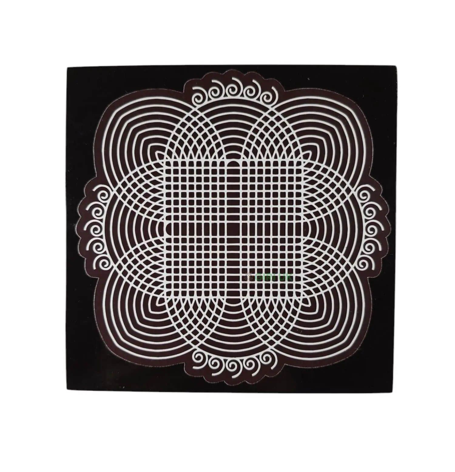 Manai - Rangoli Design 2 - Square - 5x5 Inch