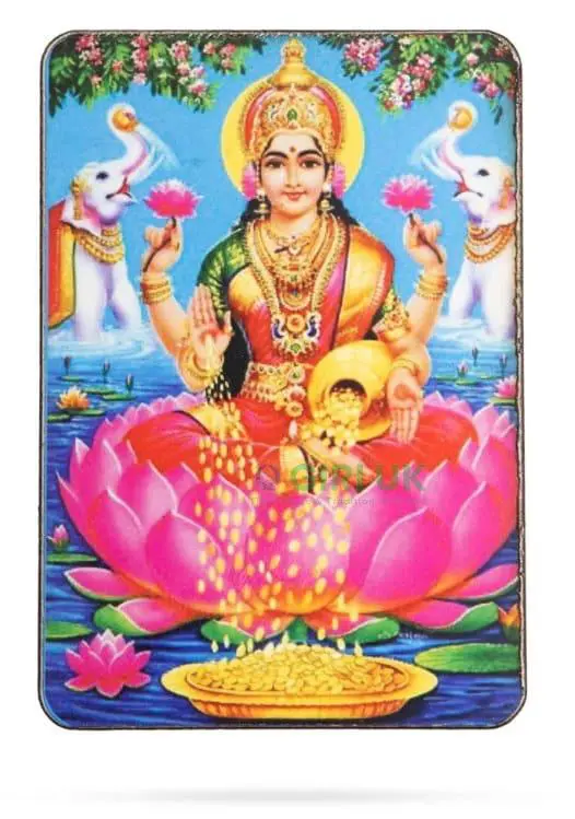 Lakshmi Fridge Magnet - Single Layer - 3 Inch